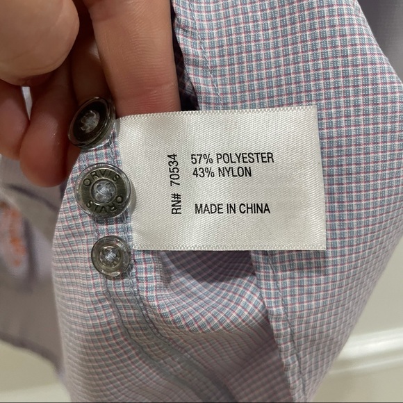 Orvis Light Purple Long Sleeve Breathable Button Down - Picture 4 of 7